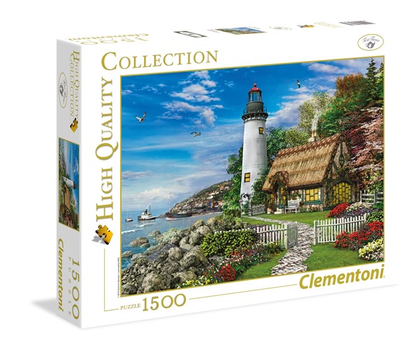 Clementoni (31673) - Dominic Davison: "Romantic Lighthouse" - 1500 Teile Puzzle