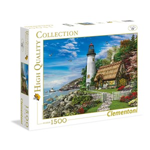 Clementoni (31673) - Dominic Davison: "Romantic Lighthouse" - 1500 Teile Puzzle