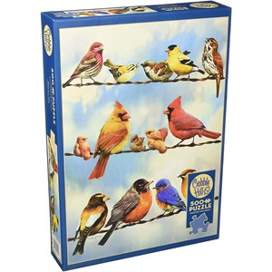 Cobble Hill (85034) - Greg Giordano: "Birds on a Wire" - 500 Teile Puzzle
