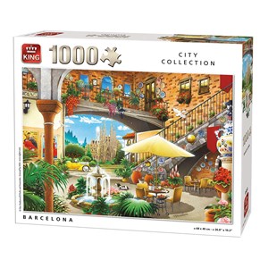 King International (55853) - "Barcelona" - 1000 Teile Puzzle