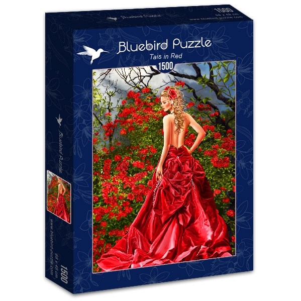 Bluebird Puzzle (70276) - Nene Thomas: "Tais in Red" - 1500 Teile Puzzle