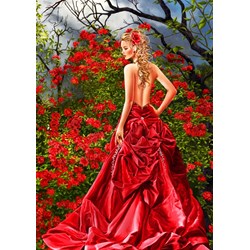 Bluebird Puzzle (70276) - Nene Thomas: "Tais in Red" - 1500 Teile Puzzle