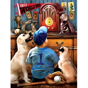 SunsOut (28853) - Tom Wood: "Listening to the Game" - 300 Teile Puzzle