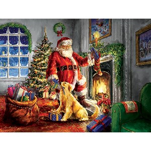 SunsOut (60620) - Marcello Conti: "Helping Santa" - 300 Teile Puzzle