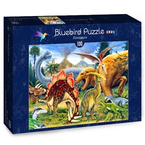 Blue Orange (70406) - Howard Robinson: "Dinosaurs" - 100 Teile Puzzle