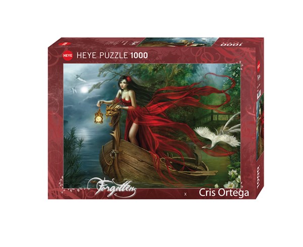 Heye (29389) - Cris Ortega: "Swans" - 1000 Teile Puzzle