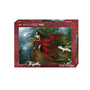 Heye (29389) - Cris Ortega: "Swans" - 1000 Teile Puzzle