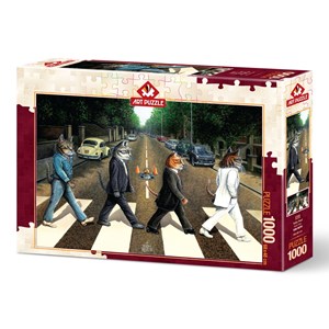 Art Puzzle (5193) - "Cat Road" - 1000 Teile Puzzle