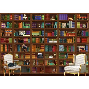 Bluebird Puzzle (70274) - Matthieu Martin: "The Vintage Library" - 2000 Teile Puzzle