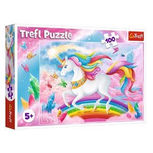 Trefl (16364) - "Unicorn" - 100 Teile Puzzle