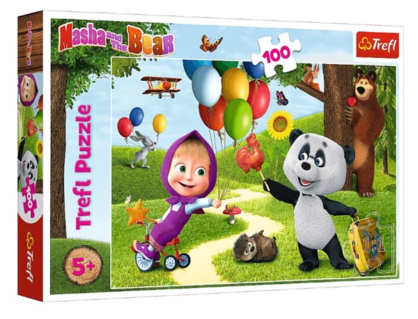 Trefl (16370) - "Masha and the Bear" - 100 Teile Puzzle