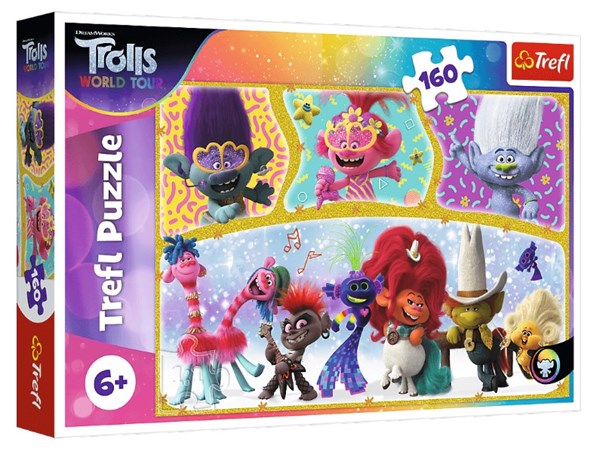 Trefl (15396) - "Trolls World Tour" - 160 Teile Puzzle