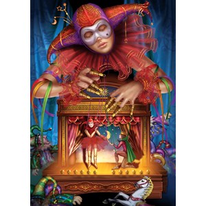 Art Puzzle (5077) - Ciro Marchetti: "Masked Puppeteer" - 500 Teile Puzzle