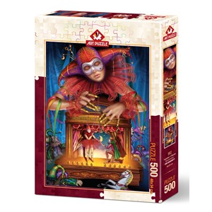 Art Puzzle (5077) - Ciro Marchetti: "Masked Puppeteer" - 500 Teile Puzzle