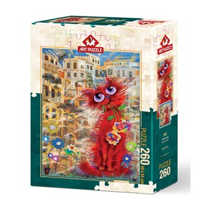 Art Puzzle (4582) - "Red Cat" - 500 Teile Puzzle