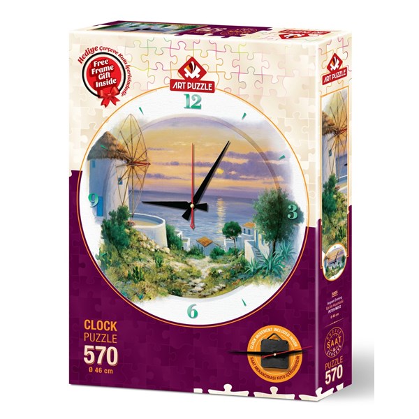 Art Puzzle (5005) - "In the Evening in Aegean" - 570 Teile Puzzle