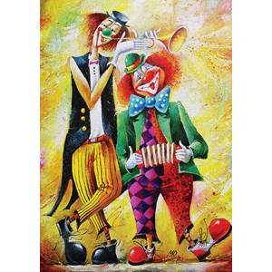 Art Puzzle (5030) - "Clowns Musiker" - 260 Teile Puzzle