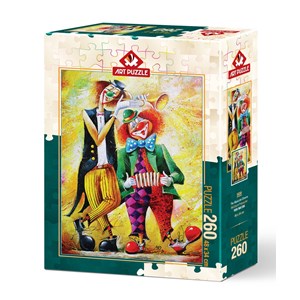 Art Puzzle (5030) - "Clowns Musiker" - 260 Teile Puzzle