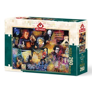Art Puzzle (5031) - Bill Bell: "Music Lover" - 260 Teile Puzzle