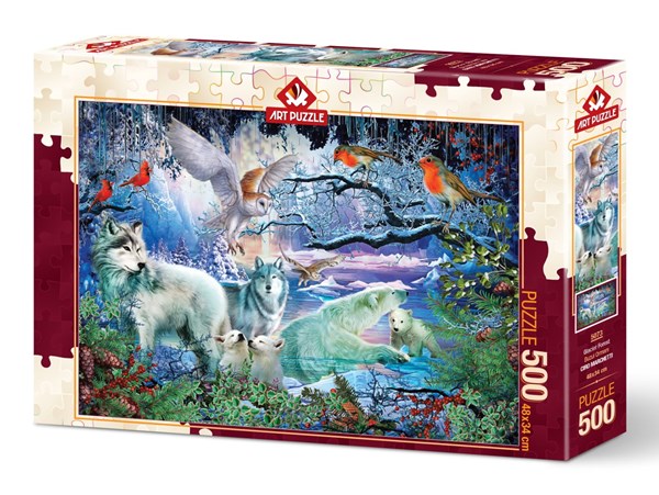 Art Puzzle (5073) - Ciro Marchetti: "Glacier Forest" - 500 Teile Puzzle