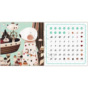 Pintoo (h1701) - "Calendar Showpiece, Lighthouse" - 200 Teile Puzzle