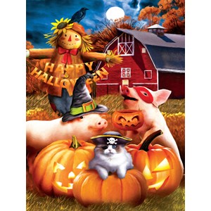 SunsOut (28810) - Tom Wood: "Happy Halloween" - 300 Teile Puzzle