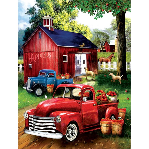 SunsOut (28716) - Tom Wood: "Apples for Sale" - 300 Teile Puzzle