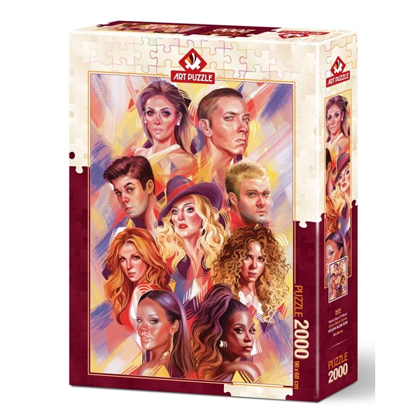Art Puzzle (5474) - "World Music Stars" - 2000 Teile Puzzle