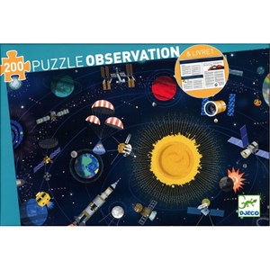 Djeco (07413) - "Space" - 200 Teile Puzzle