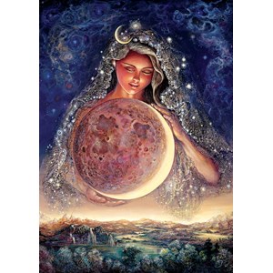 Art Puzzle (5011) - Josephine Wall: "Moon Goddess" - 1000 Teile Puzzle