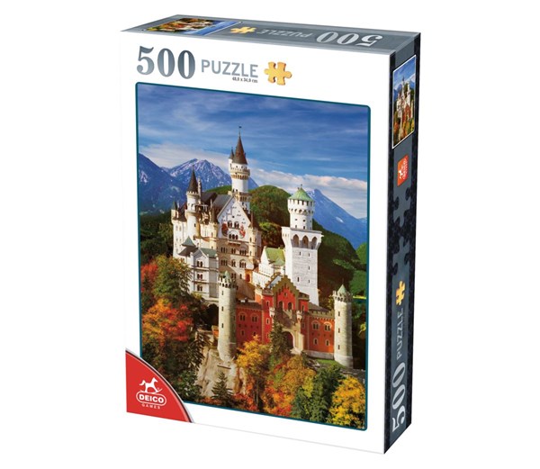 Deico (76090) - "Neuschwanstein" - 500 Teile Puzzle