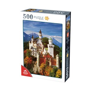 Deico (76090) - "Neuschwanstein" - 500 Teile Puzzle