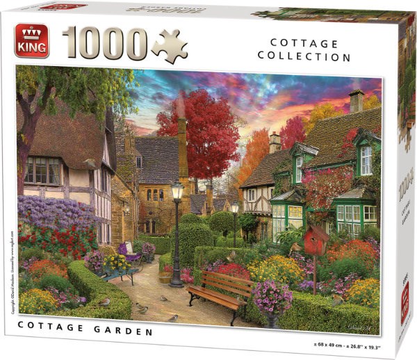 King International (55955) - "Cottage Garden" - 1000 Teile Puzzle