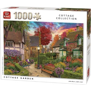 King International (55955) - "Cottage Garden" - 1000 Teile Puzzle