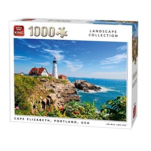 King International (05709) - "Cape Elizabeth, Portland" - 1000 Teile Puzzle