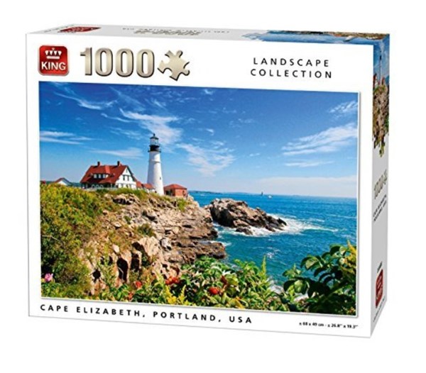 King International (05709) - "Cape Elizabeth, Portland" - 1000 Teile Puzzle