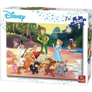 King International (55913) - "Disney, Peter Pan" - 500 Teile Puzzle