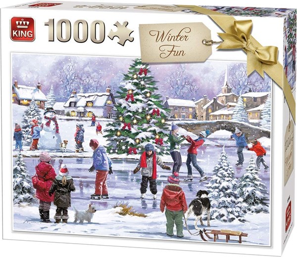 King International (55935) - "Winter Fun" - 1000 Teile Puzzle