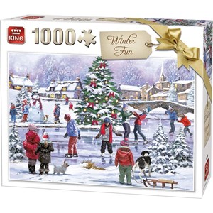 King International (55935) - "Winter Fun" - 1000 Teile Puzzle