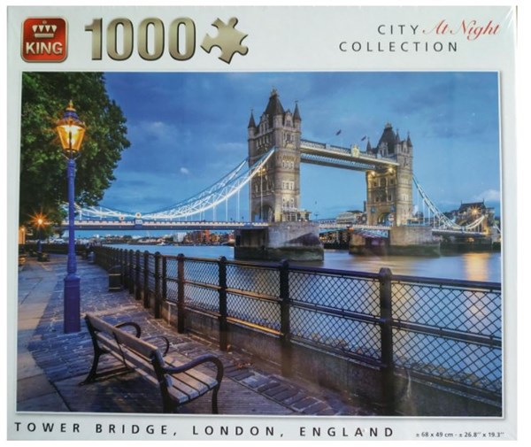 King International (55939) - "Tower Bridge, London, England" - 1000 Teile Puzzle