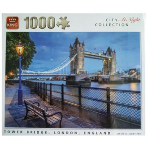 King International (55939) - "Tower Bridge, London, England" - 1000 Teile Puzzle