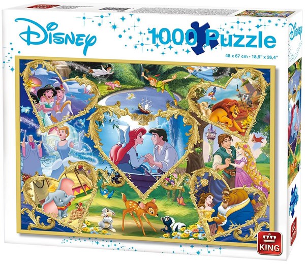 King International (55829) - "Disney, Movie Magic" - 1000 Teile Puzzle