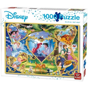 King International (55829) - "Disney, Movie Magic" - 1000 Teile Puzzle