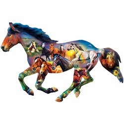 MasterPieces (72052) - "Wild Horse" - 1000 Teile Puzzle