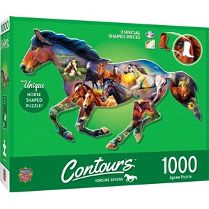 MasterPieces (72052) - "Wild Horse" - 1000 Teile Puzzle