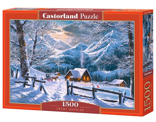 Castorland (C-151905) - "Snowy Morning" - 1500 Teile Puzzle