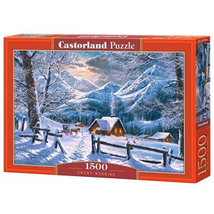 Castorland (C-151905) - "Snowy Morning" - 1500 Teile Puzzle