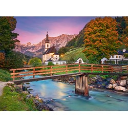 Castorland (C-200801) - "Sunset in Ramsau" - 2000 Teile Puzzle