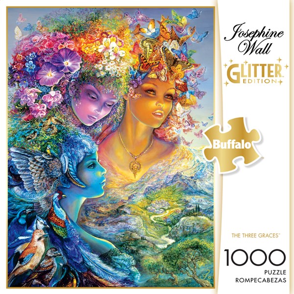 Buffalo Games (11726) - Josephine Wall: "The Three Graces" - 1000 Teile Puzzle