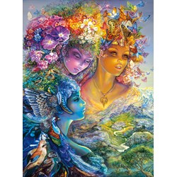 Buffalo Games (11726) - Josephine Wall: "The Three Graces" - 1000 Teile Puzzle